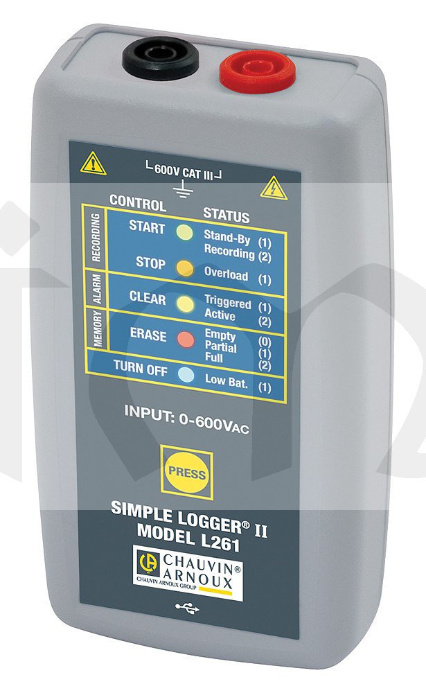 Datalogger L261 napětí ac/dc