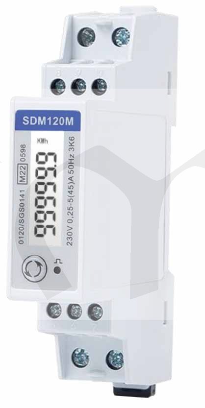 Elektroměr SDM120M do 45A přímý 1f, MID