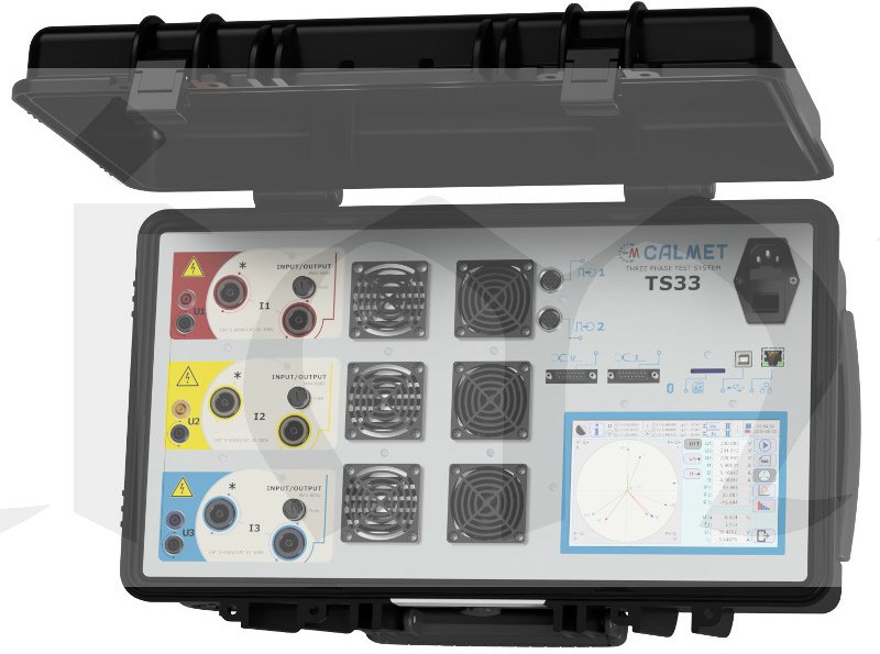 TS33 - 3f tester s referenčním zdrojem proudu a napětí